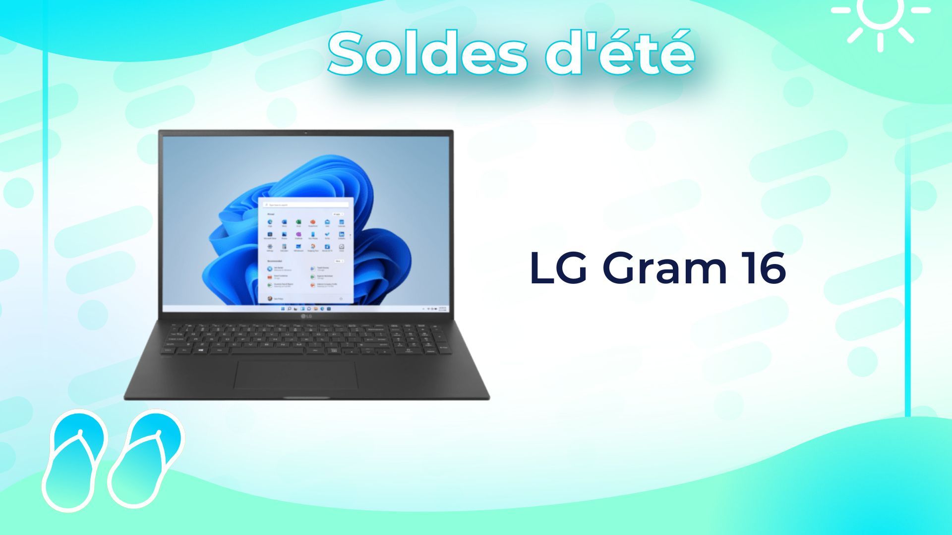 LG Gram : ce PC portable de 16 pouces ultraléger perd 700 euros pendant les soldes