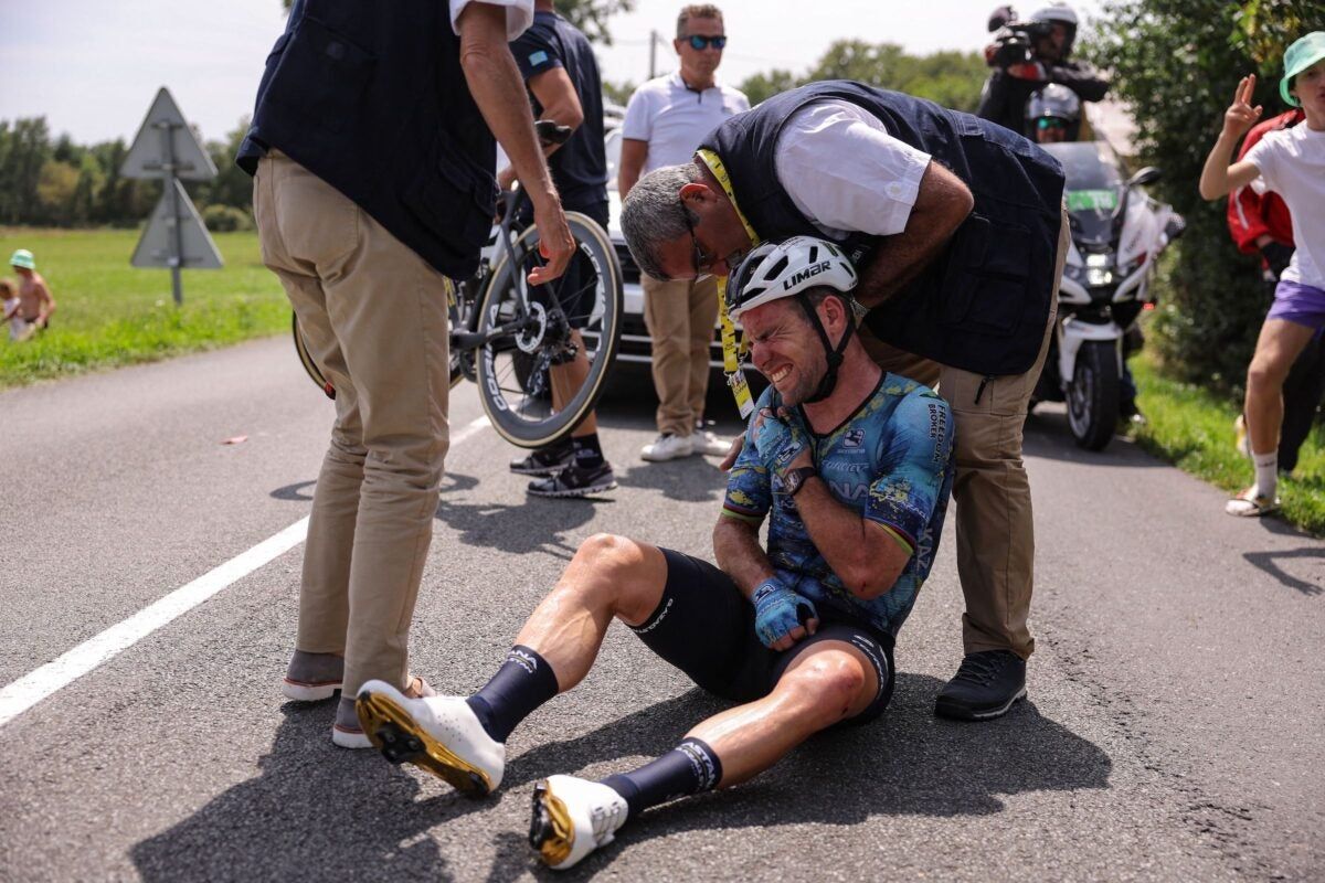 The dream is over: Mark Cavendish crashes out of final Tour de France