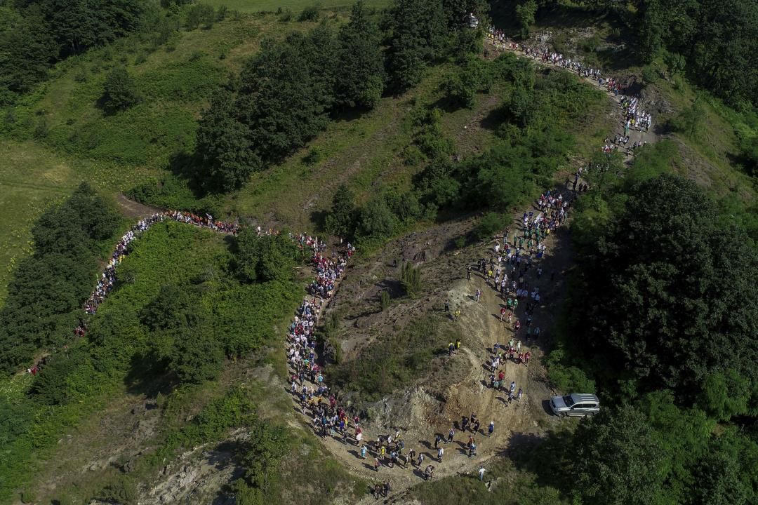 Thousands March for Genocide Victims