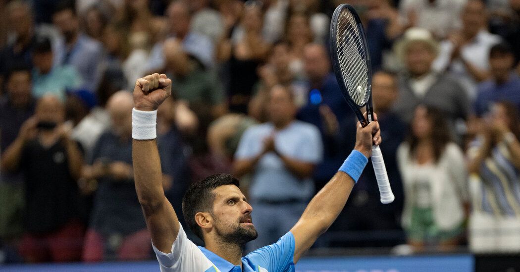 Novak Djokovic Beats Ben Shelton to Play for a 24th Grand Slam Singles Title