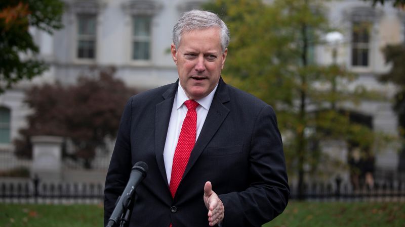 Judge rejects Mark Meadows' bid to move Georgia election interference case to federal court