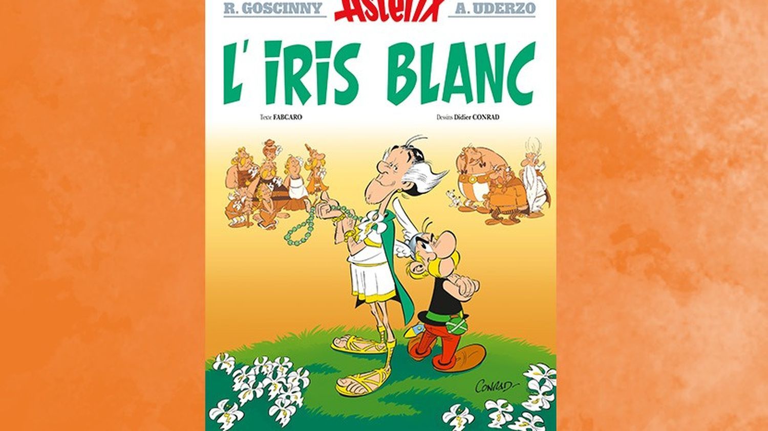 "L'Iris blanc" : la couverture du 40e album d'Astérix dévoilée à l'occasion de la Coupe du monde de rugby