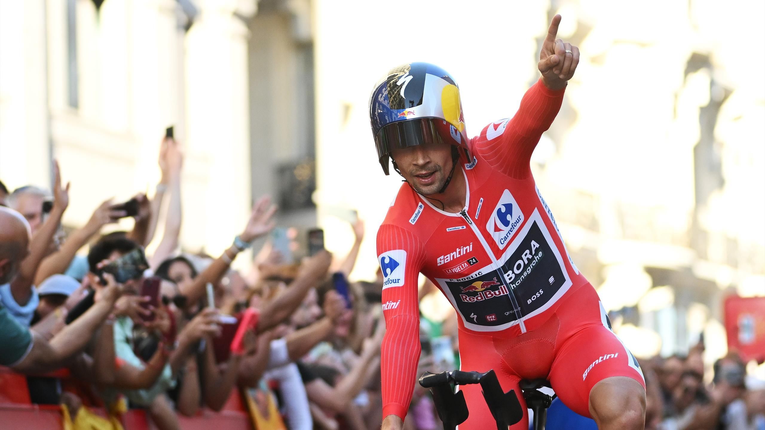 Primoz Roglic décroche une quatrième Vuelta historique, Stefan Küng remporte le contre-la-montre - Eurosport