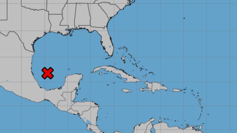 Potential Tropical Cyclone Six forms in Gulf of Mexico