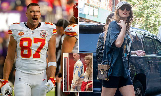 Taylor Swift is NOT at Travis Kelce's latest Chiefs game against the Vikings in Minneapolis... despite TV producers preparing for her at US Bank Stadium