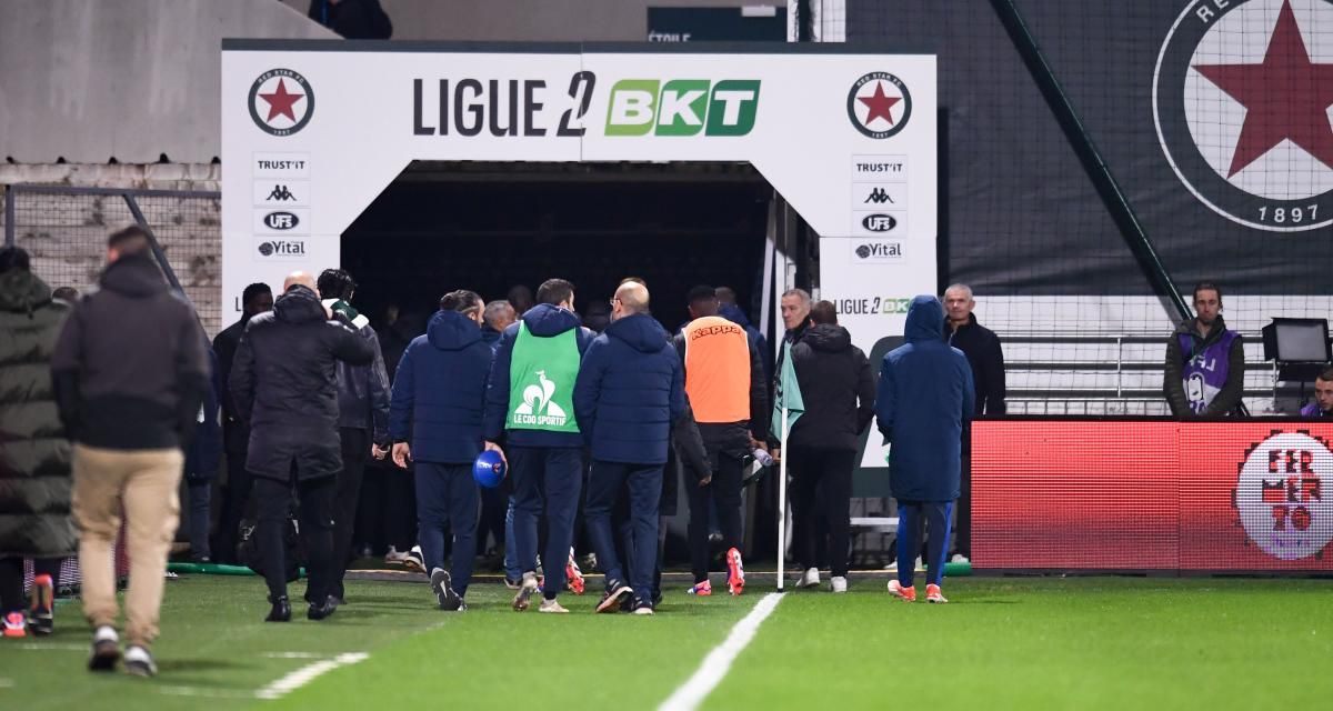 Ligue 2 : un match interrompu à cause de jets de projectiles