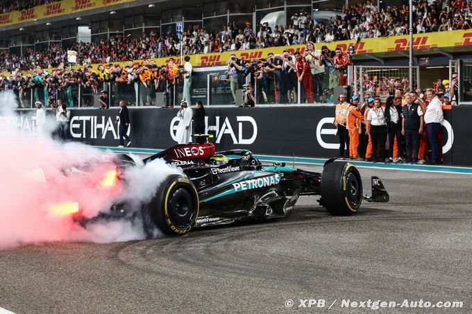 De l’amour et un happy end : Hamilton et Mercedes F1 se disent au revoir