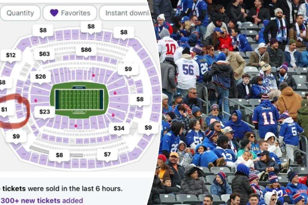 Giants ticket prices fall to $1 as fans show no interest in going