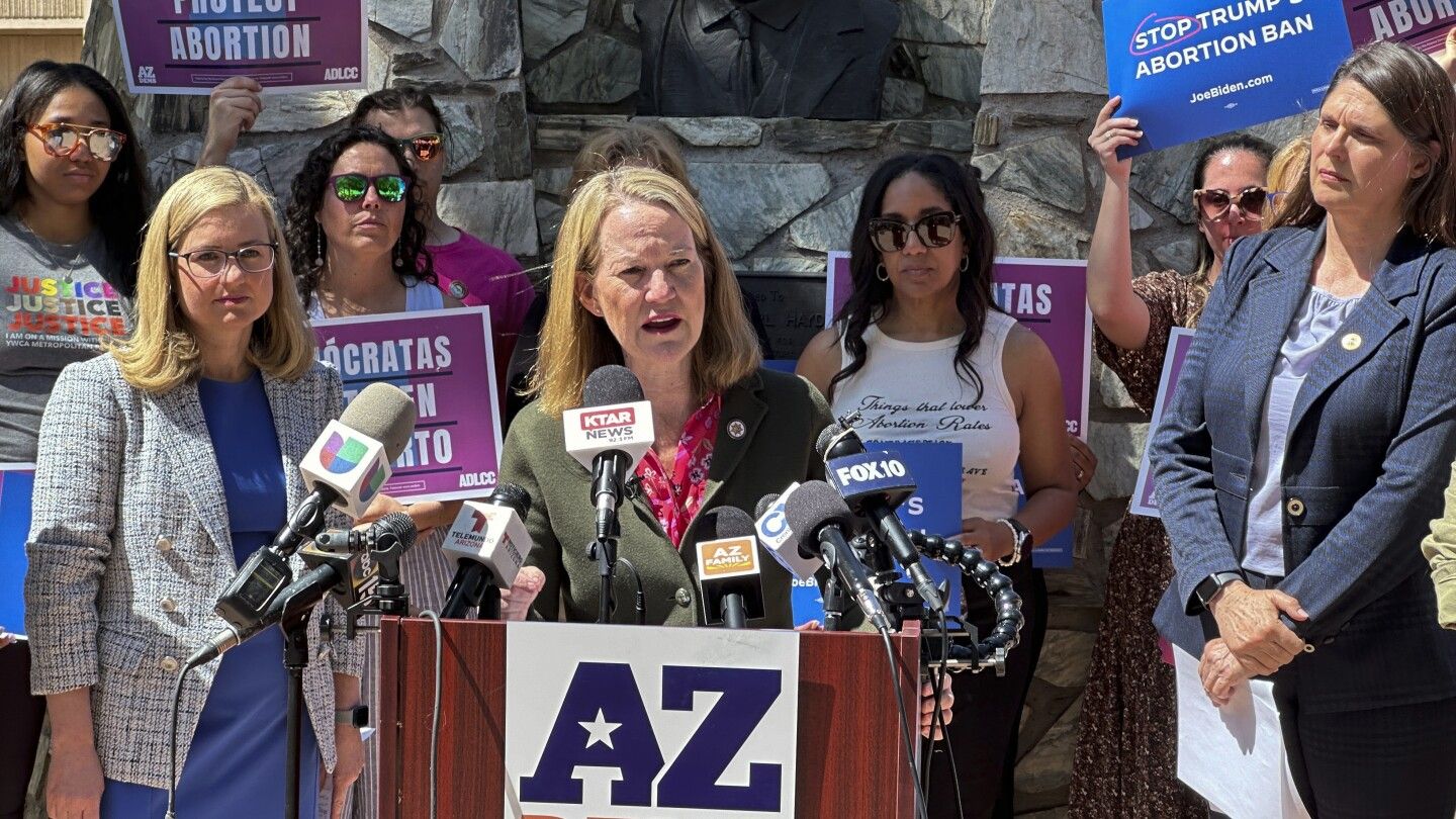 Democrats pounce on Arizona Supreme Court's abortion ruling