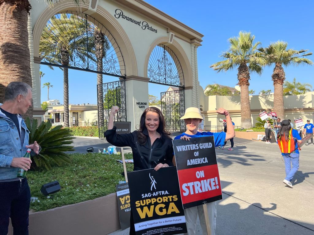 Writers Strike: SAG-AFTRA President Fran Drescher Joins WGA Picket Lines