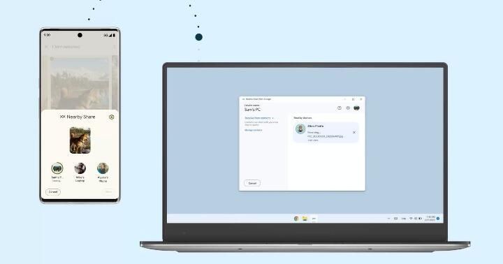 方便媲美 AirDrop 傳輸工具 Google Nearby Share PC 版全球推出