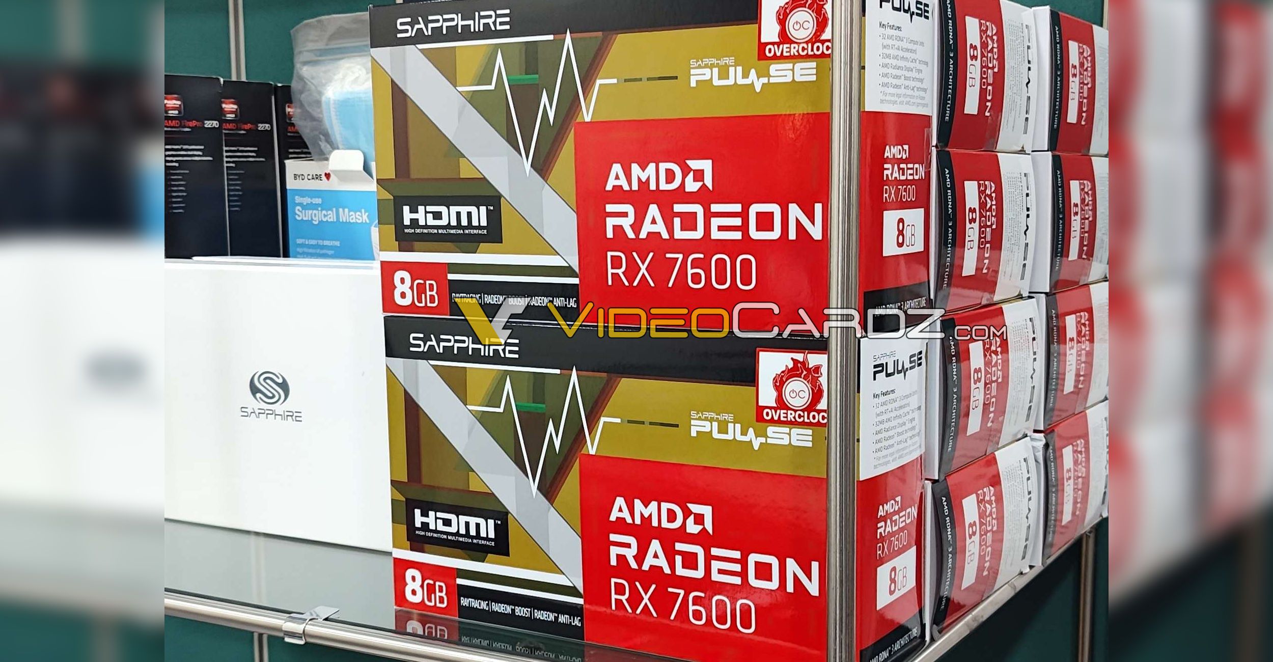 AMD Radeon RX 7600 Custom Graphics Card Pictured: Leak Confirms Navi 33 GPU, 32 CUs, 32 MB Cache, 8 GB VRAM