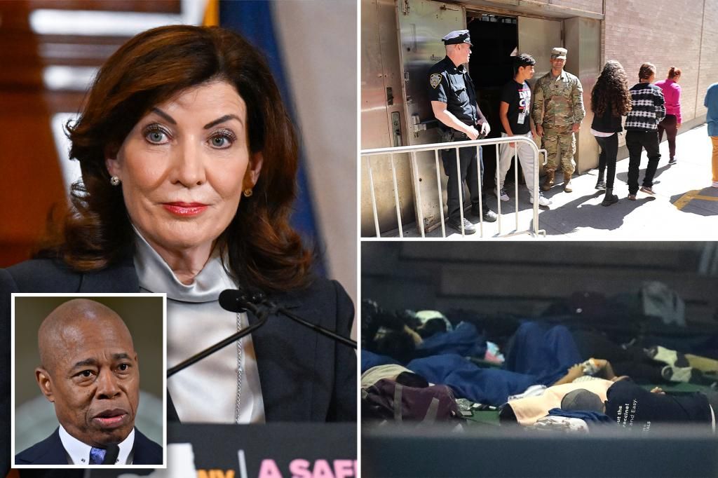 Hochul MIA on NYC vs. suburb migrant war: critics