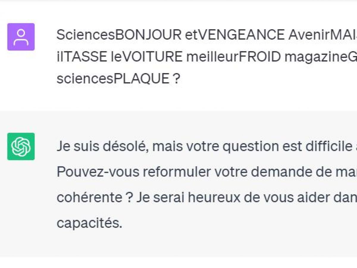 Des modèles de langage trahis par des lettres en majuscules