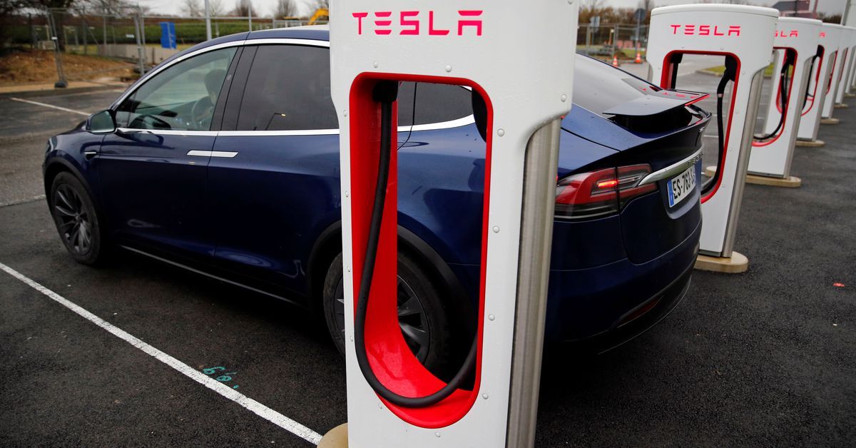 Tesla jumps as GM deal takes Supercharger network closer to US standard