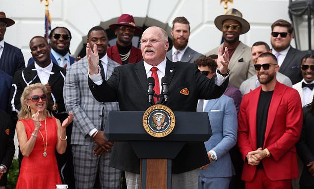 Andy Reid raves about White House catering after Kansas City Chiefs' visit