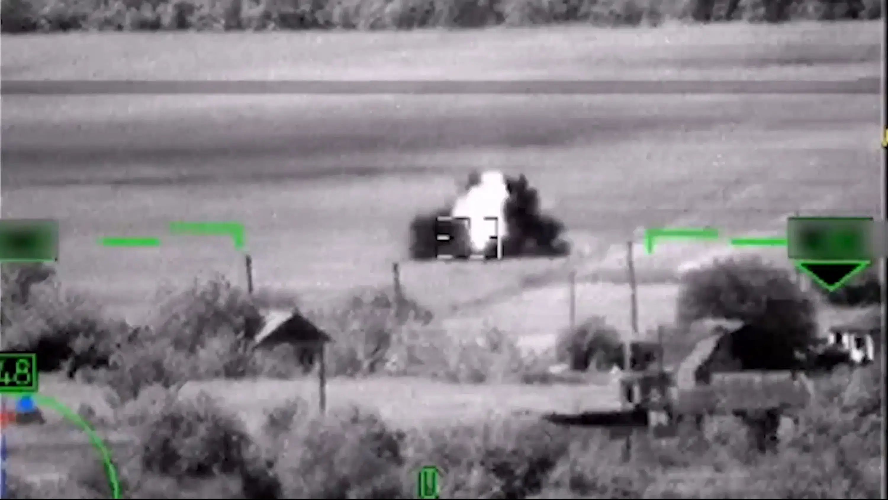 Russia claims it blew up advanced Ukrainian tank, but video shows its helicopter attacked a tractor