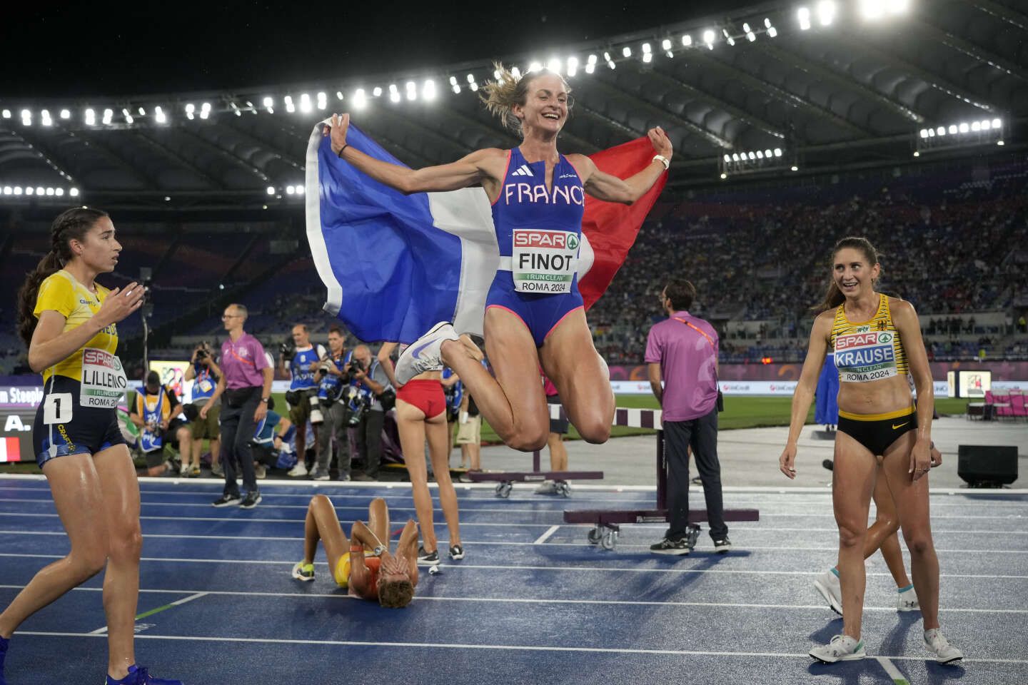 Championnats d’Europe d’athlétisme : Alice Finot savoure son premier titre sur 3 000 mètres steeple