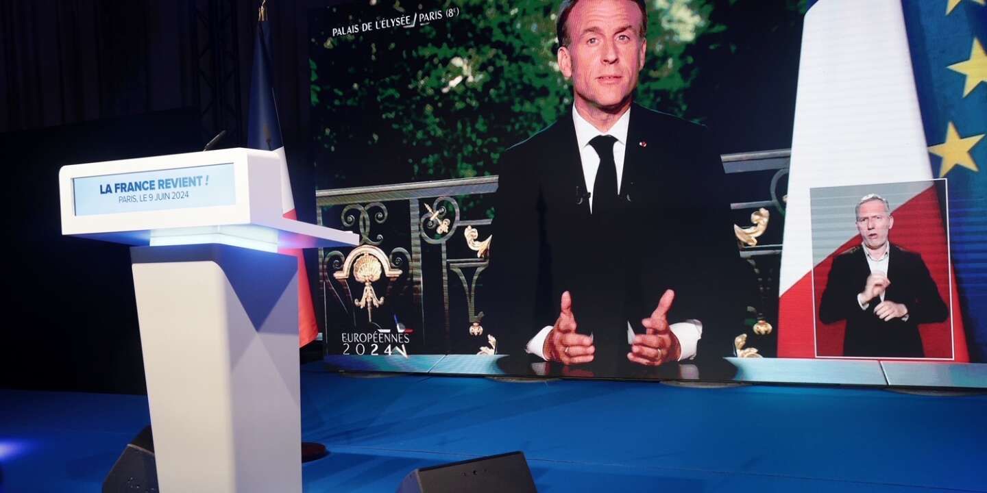 En direct, résultats européennes 2024 : Emmanuel Macron annonce la dissolution de l’Assemblée nationale à la suite du score historique du RN