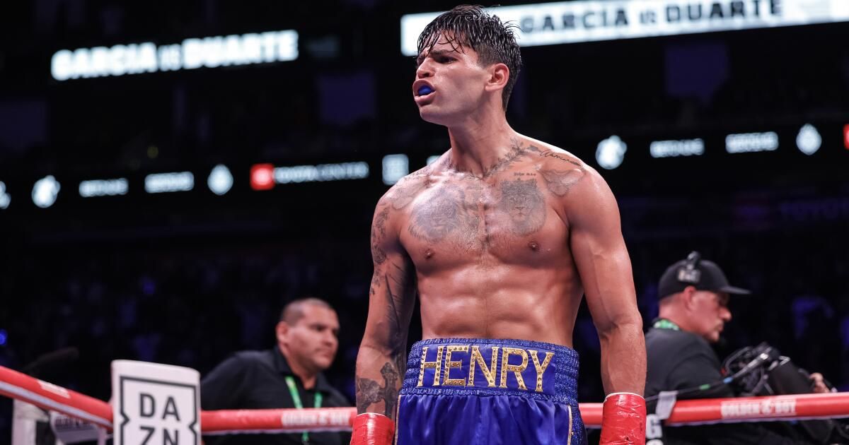 Boxer Ryan Garcia arrested on suspicion of vandalism in Beverly Hills