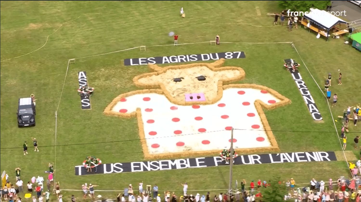 les fresques agricoles, des tableaux vivants pour sensibiliser le public aux métiers de l'agriculture