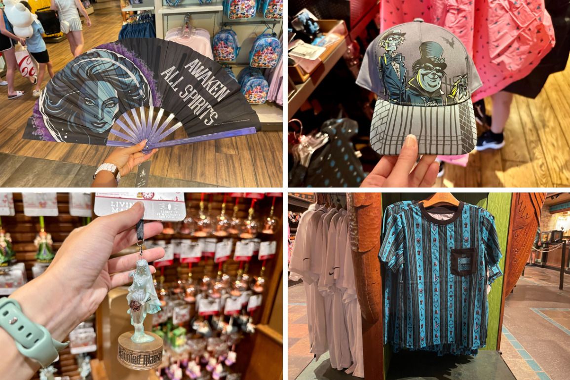 New Haunted Mansion Hand Fan, Apparel, and More Merchandise Now Available at Walt Disney World