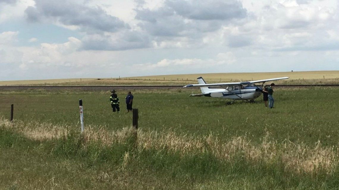 Pilot makes emergency landing in Adams County