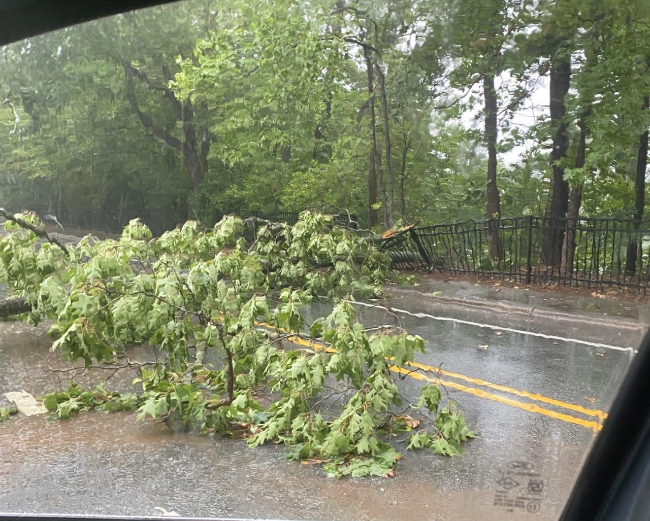 Photos and videos of weekend storm damage, flooding in Triad