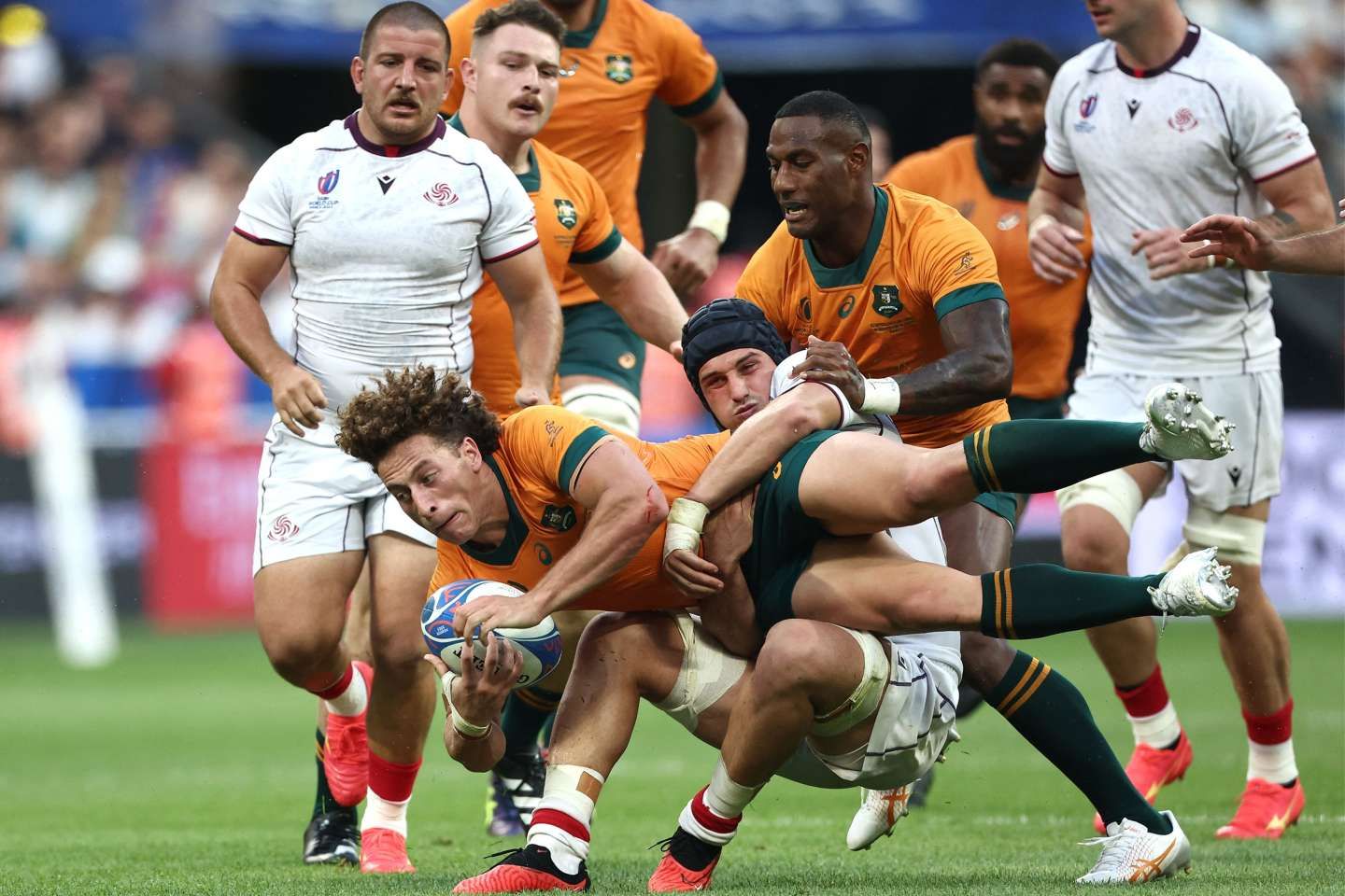 Coupe du monde de rugby 2023 : l’Australie renoue avec le succès aux dépens de la Géorgie