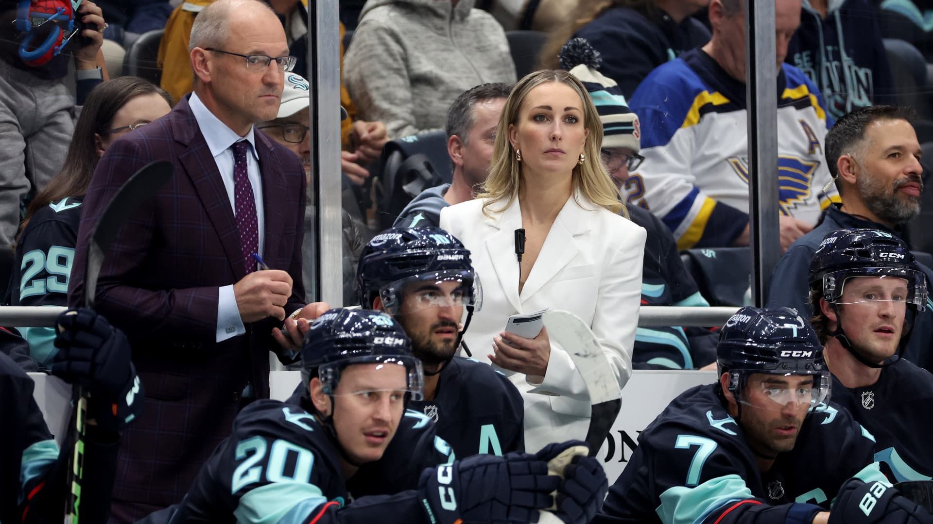 Seattle Kraken coach Jessica Campbell makes NHL history