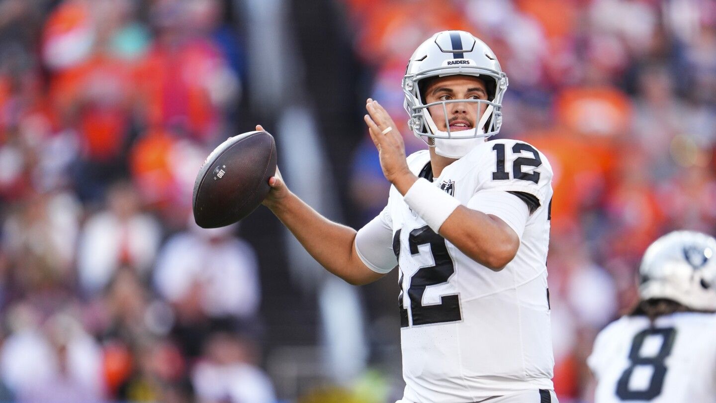 Aidan O'Connell named Raiders starting quarterback for Week 6