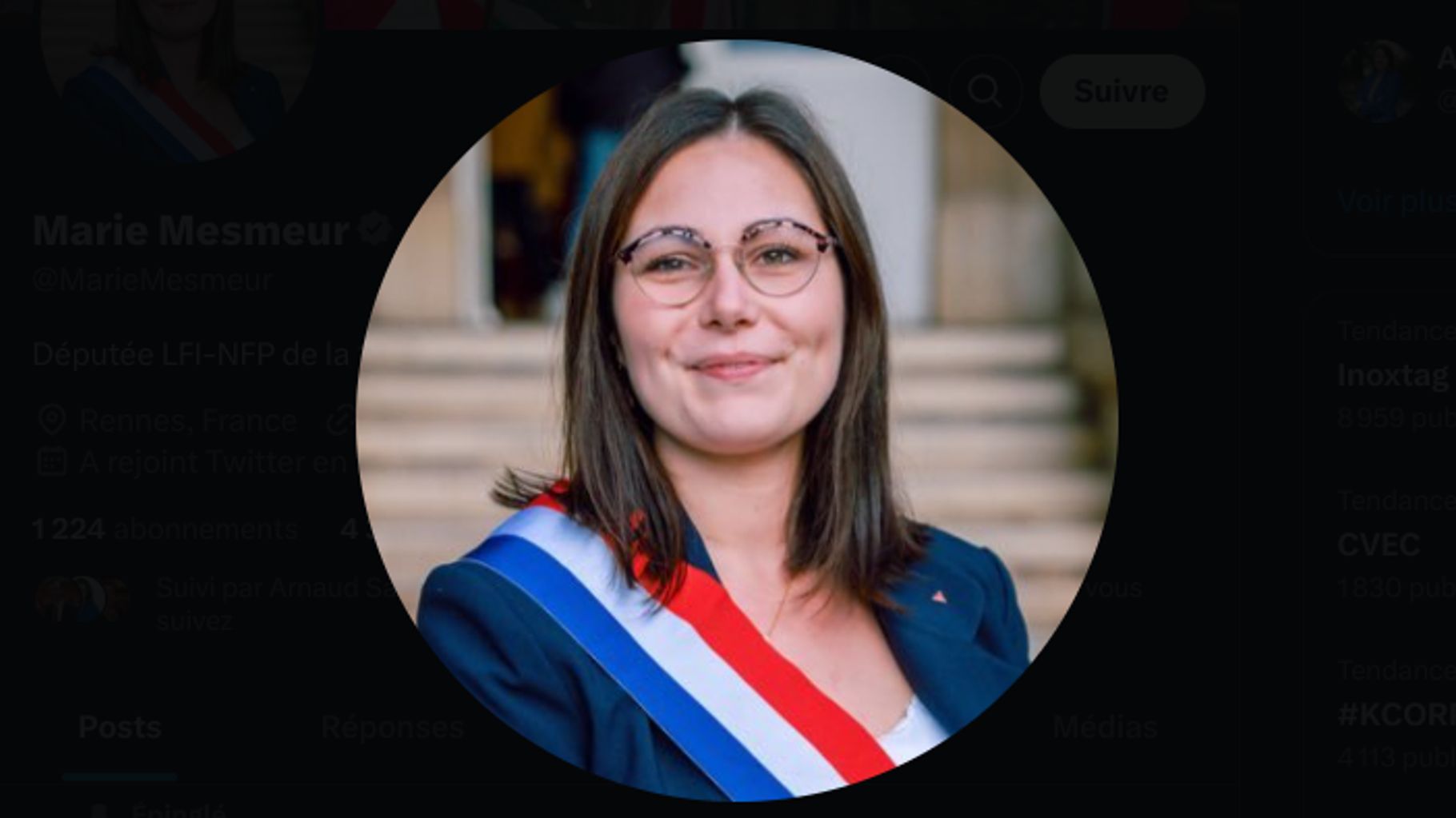 Amsterdam : le tweet de Marie Mesmeur provoque un tollé (et consterne à gauche)