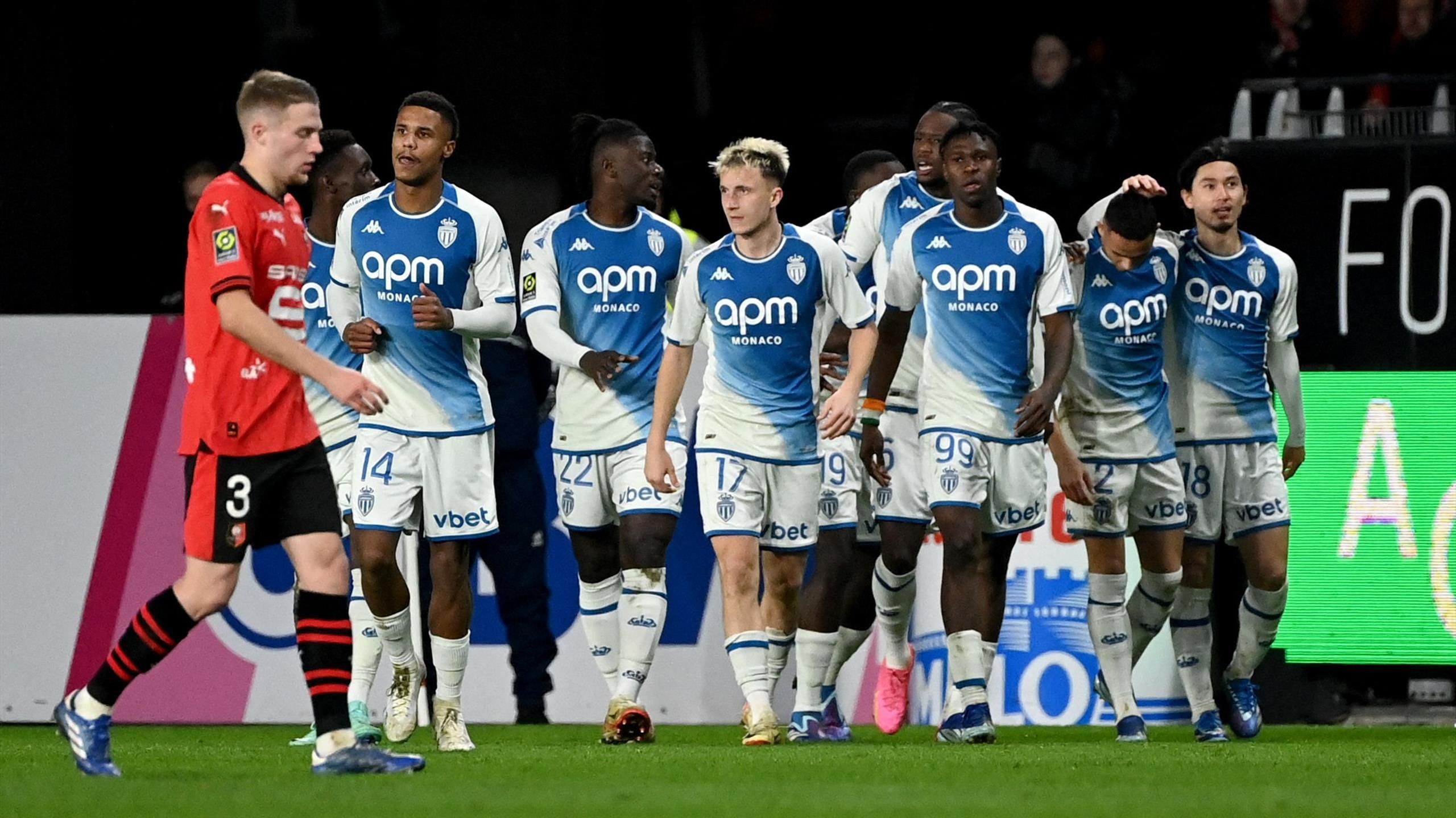 Ligue 1 | L'AS Monaco enfonce le Stade Rennais