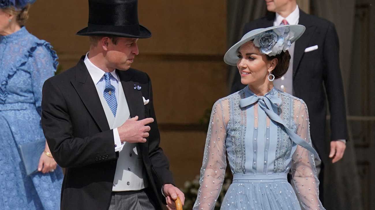 Première garden-party du prince et de la princesse de Galles à Buckingham après le couronnement de Charles III