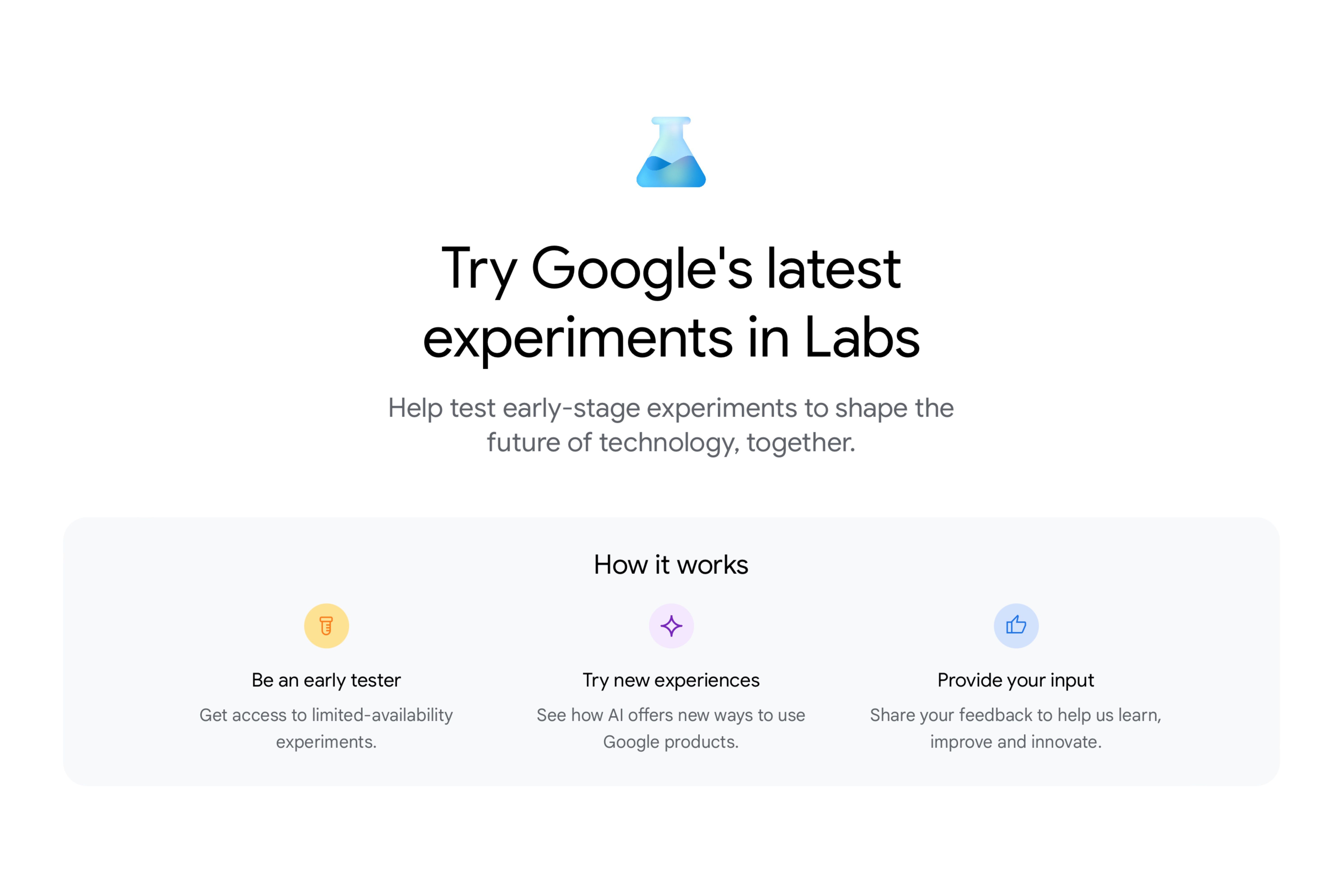 Join the waitlist for Google's generative AI tools, including search, Project Tailwind, & MusicLM