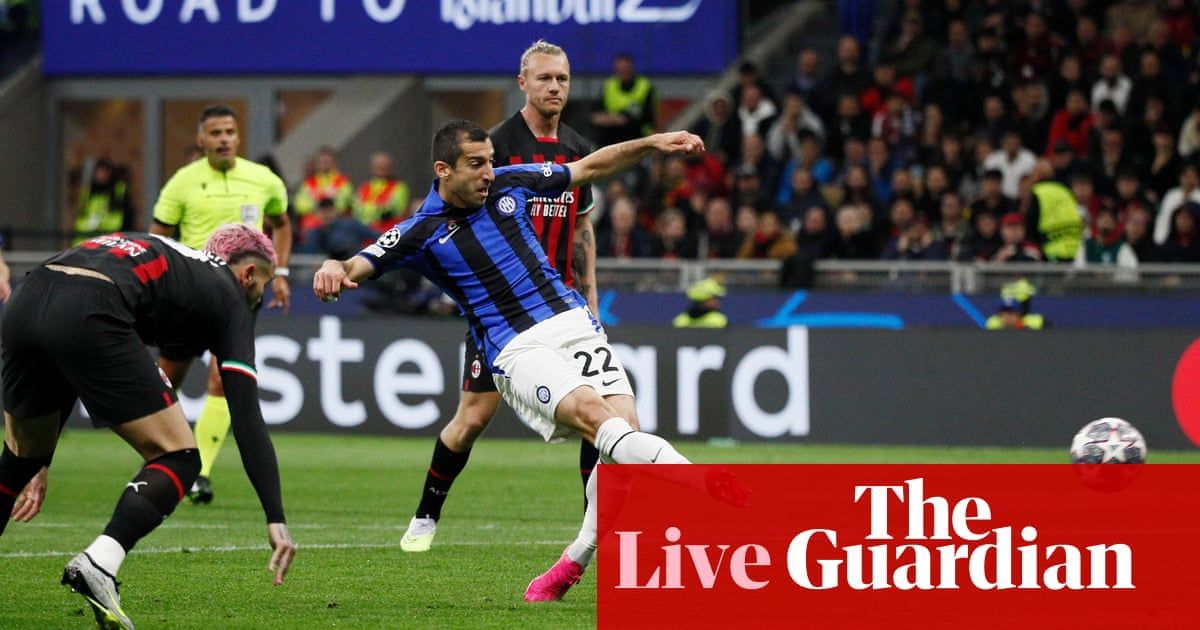 Milan v Internazionale: Champions League semi-final, first leg - live