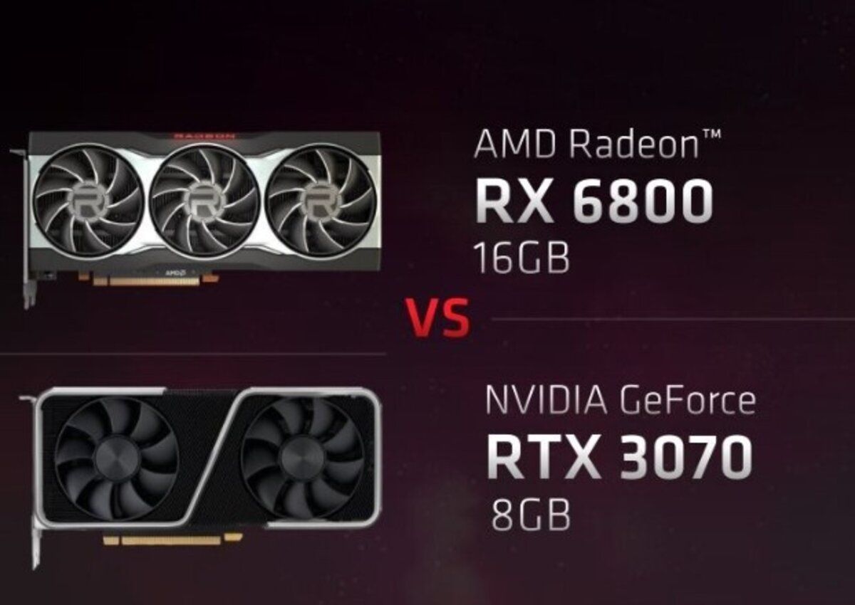 AMD nous rappelle que sa RX 6800 est meilleure que la GeForce RTX 3070, mais se trompe…