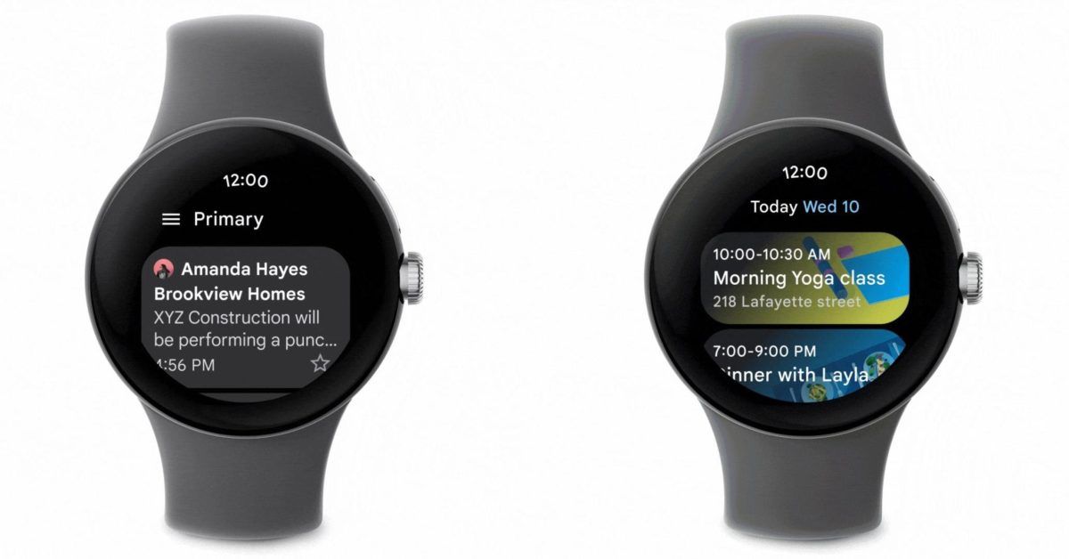 Google announces Wear OS 4, Gmail and Calendar for watches