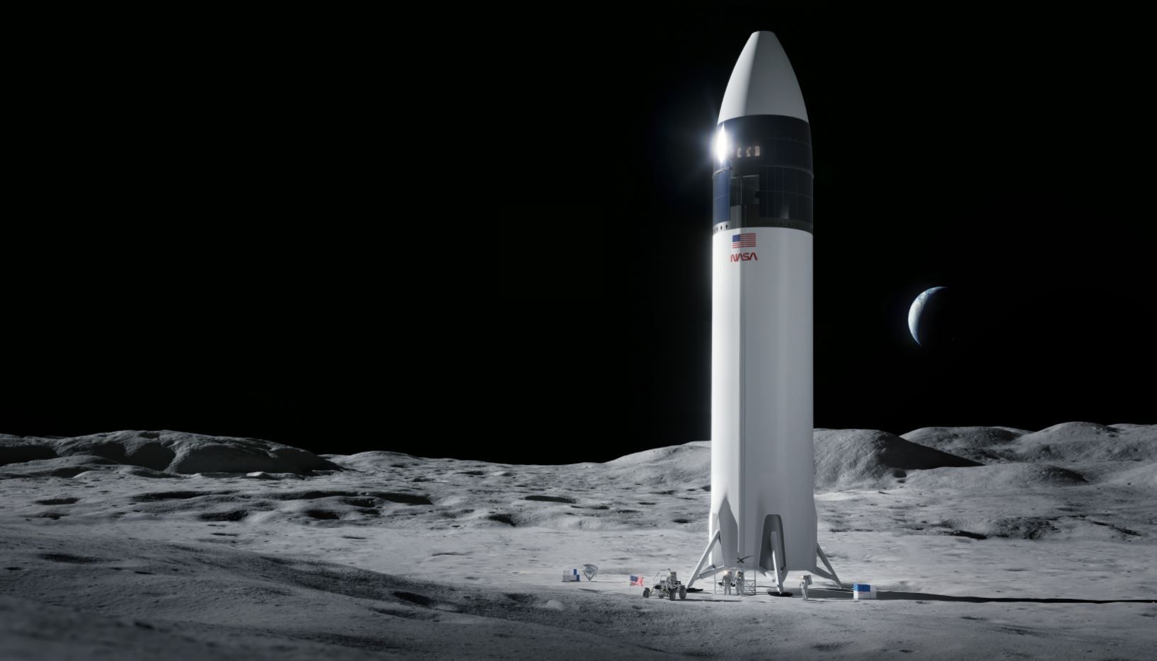 La NASA s'inquiète des retards du Starship de SpaceX, qui paraît encore bien loin de la Lune