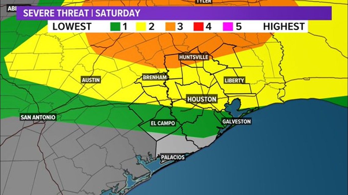 Strong to severe storms Saturday