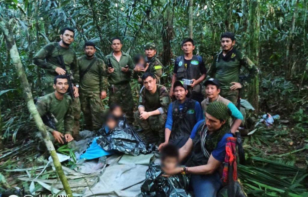 Colombie : Les quatre enfants perdus dans la jungle depuis 40 jours retrouvés vivants