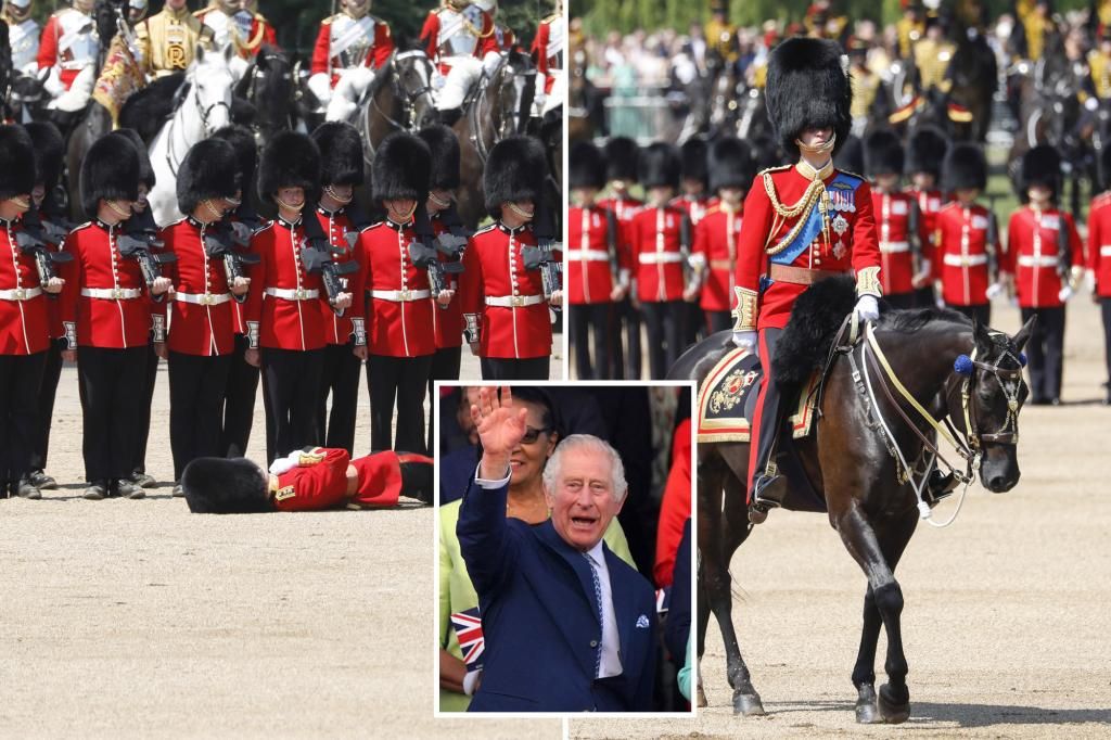 British guards pass out from heat at King Charles' birthday parade rehearsal