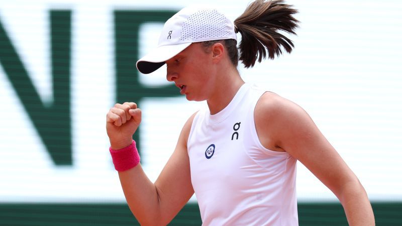 French Open: Iga Świątek wins second successive title wth thrilling victory over Karolína Muchová