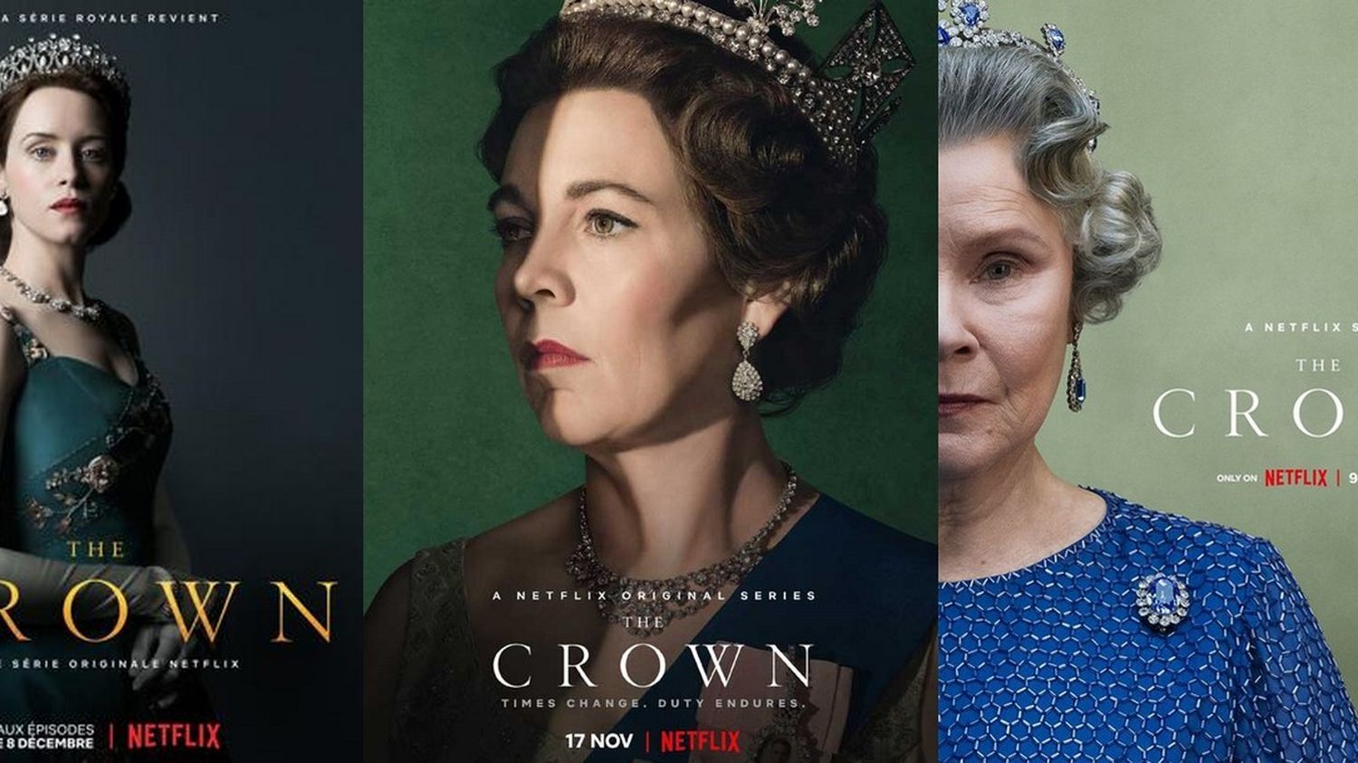 Quatre comédiennes réunies pour un hommage à la reine Elisabeth II dans l'ultime saison de "The Crown"