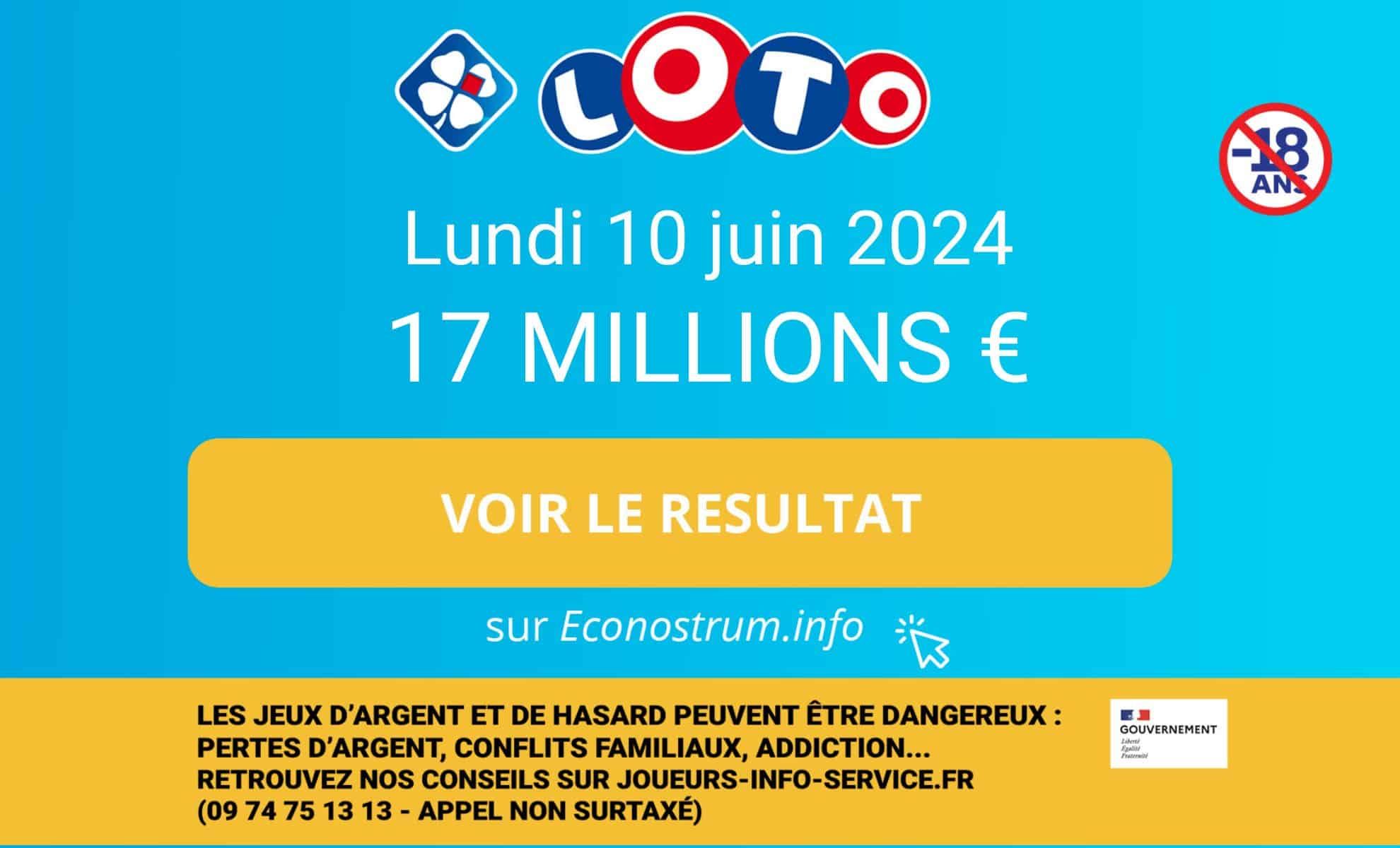 Tirage Loto de la FDJ : les résultats du lundi 10 juin (En direct)