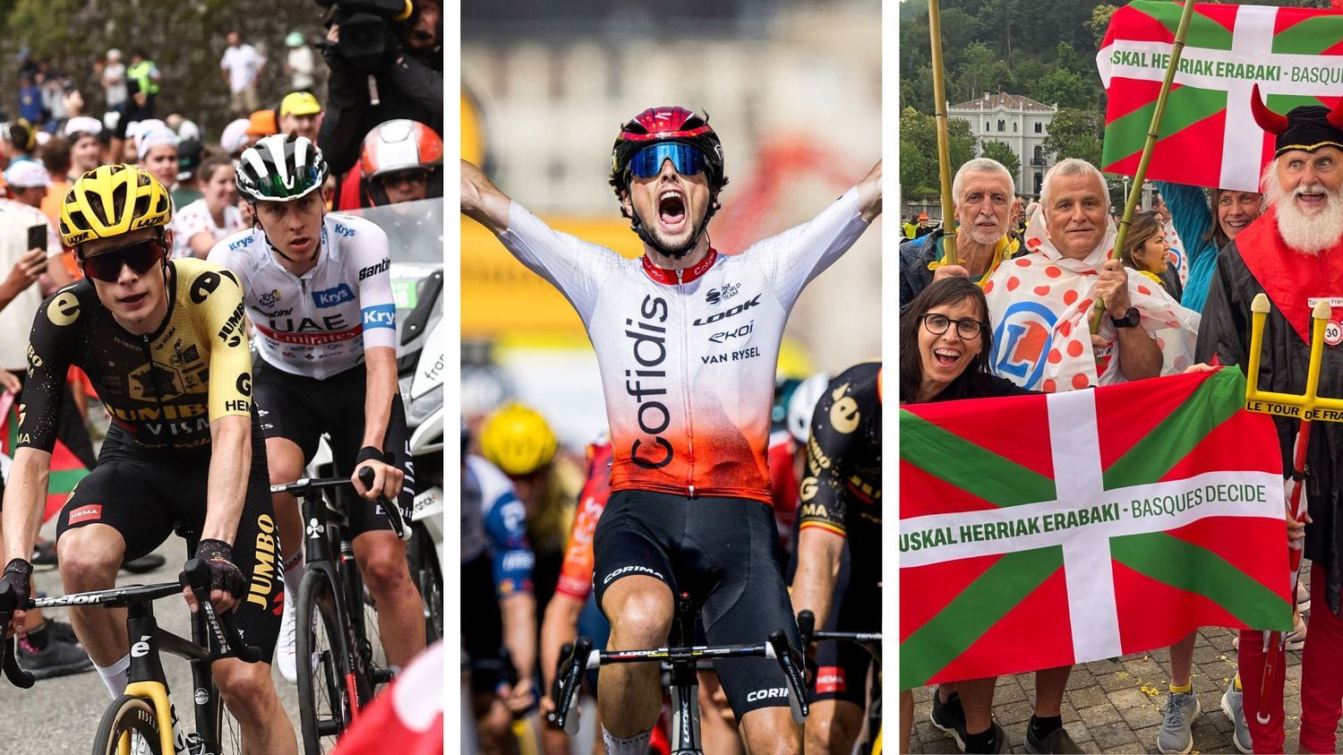 Tour de France 2023 : ferveur basque, duo volcanique, clous... Ce qu'on aimé et et moins aimé de la première semaine