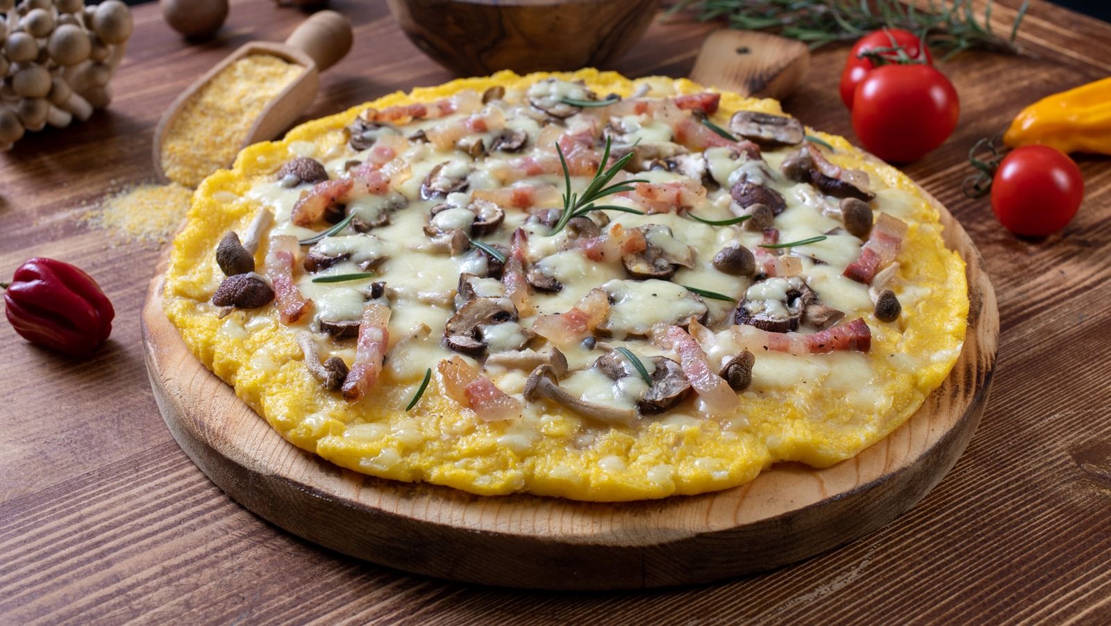 Use Leftover Polenta For Quick And Easy Gluten-Free Pizza Crust