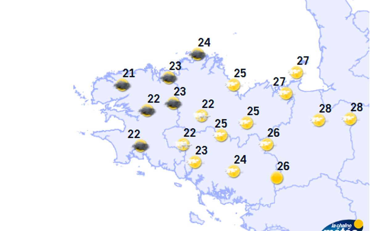 Météo en Bretagne : un lundi en demi-teinte