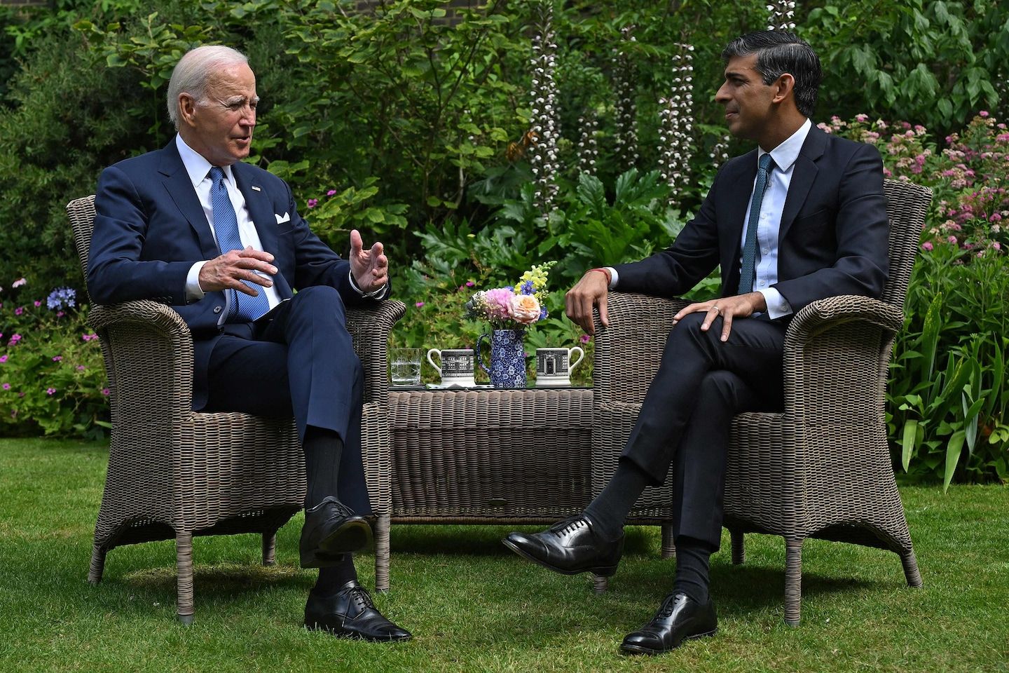 Biden visits U.K. ahead of NATO summit amid alliance divisions