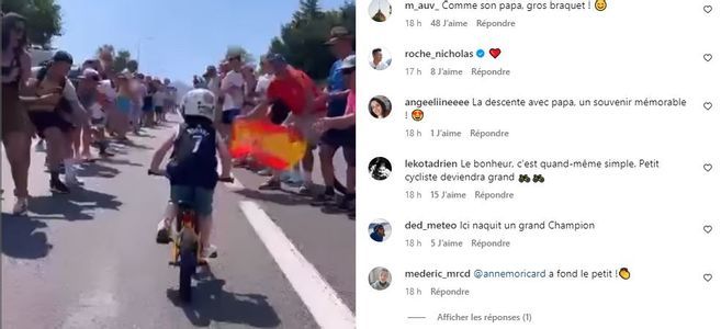 Le fils de Romain Bardet en pleine ascension sur son vélo, la vidéo la plus mignonne du Tour de France en Auvergne